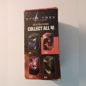 Star Trek Spock Collectible Glass In Box